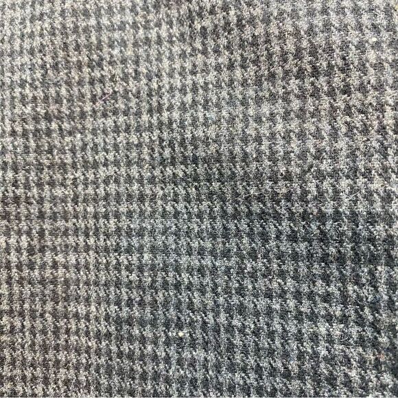 All:Row Long Sleeve Black and Gray Houndstooth Flannel Button Down Shirt Size M - Picture 8 of 11